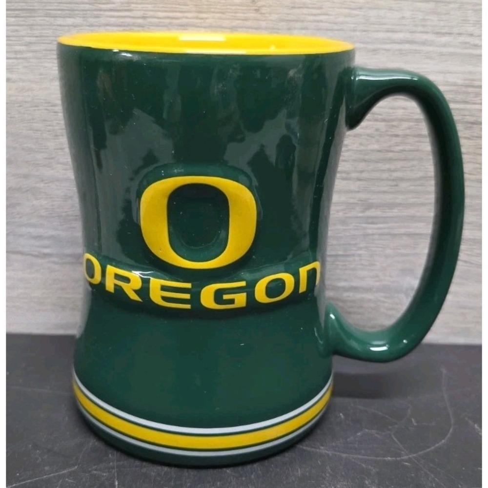Oregon Ducks Boelter Brands Coffee Mug/Cup 12 OZ. Mint E6 - Picture 2 of 5